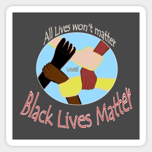 Black lives matter Sticker